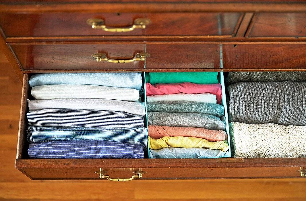 Хранение одежды в шкафу