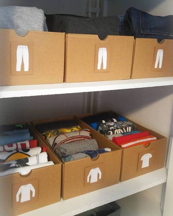 Организация и хранение одежды в шкафу