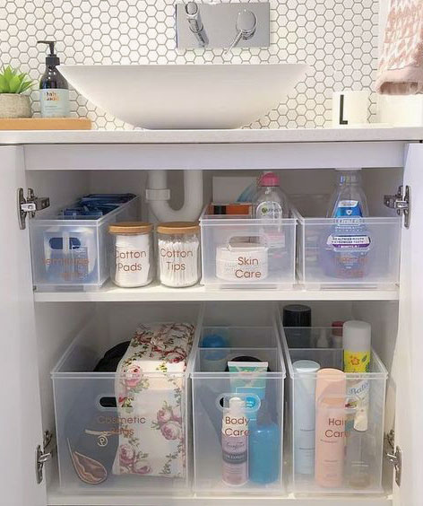 Идеи хранения вещей в ванной комнате фото